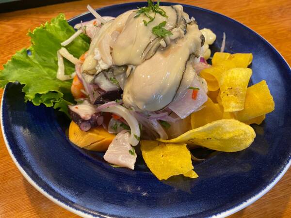 Ceviche Mixto con Ostras