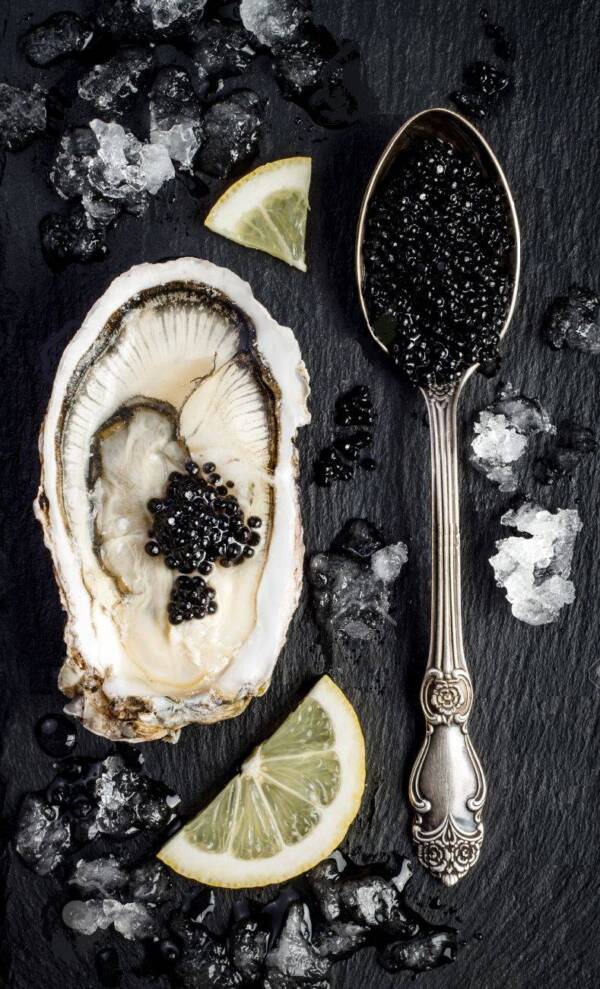Ostras con Caviar PREMIUM ( 06 ostras)