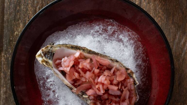 Ostra a la Mignonette