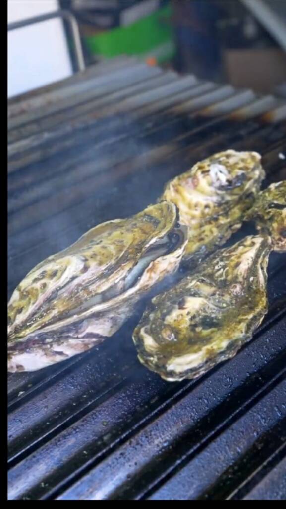 Ostra a la parrilla