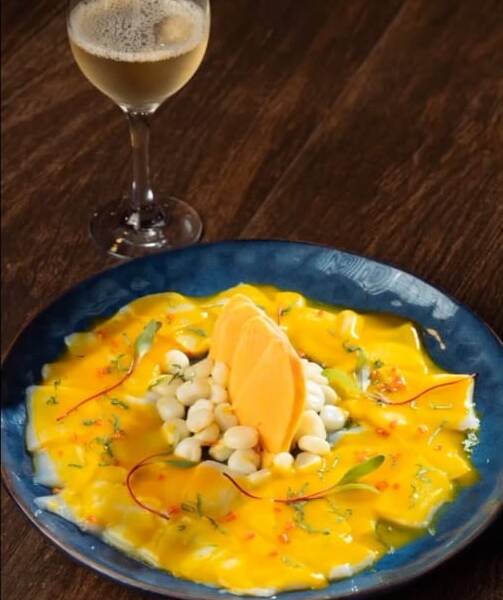 Tiradito de Conchas de Abanico de Cultivo Casma